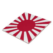 Japans Flagge des Kaiserkrieges Fliese (Seite)