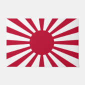 Japans Flagge des Kaiserkrieges Fußmatte (Vorderseite)