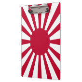 Japans Flagge des Kaiserkrieges Klemmbrett (Links)