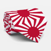 Japans Flagge des Kaiserkrieges Krawatte (Gerollt)