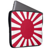 Japans Flagge des Kaiserkrieges Laptopschutzhülle (Vorne Rechts)