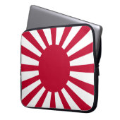 Japans Flagge des Kaiserkrieges Laptopschutzhülle (Vorderseite Links)