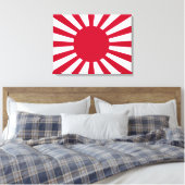 Japans Flagge des Kaiserkrieges Leinwanddruck (Insitu (Schlafzimmer))