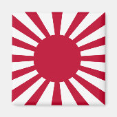 Japans Flagge des Kaiserkrieges Magnet (Vorne)