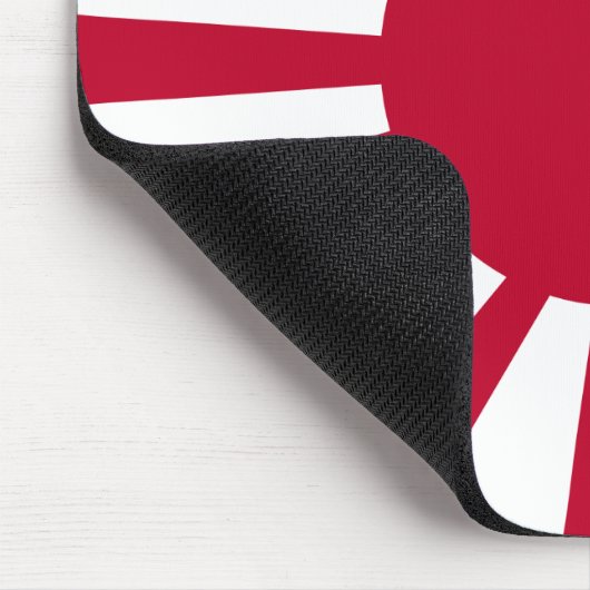 Japans Flagge des Kaiserkrieges Mousepad (Ecke)