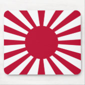 Japans Flagge des Kaiserkrieges Mousepad (Vorne)