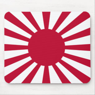 Japans Flagge des Kaiserkrieges Mousepad