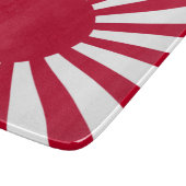 Japans Flagge des Kaiserkrieges Schneidebrett (Ecke)