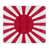 Japans Flagge des Kaiserkrieges Schneidebrett (Vorderseite)