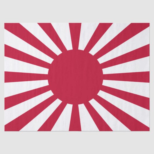 Japans Flagge des Kaiserkrieges Seidenpapier (Vorderseite)