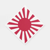 Japans Flagge des Kaiserkrieges Serviette (Ecke)