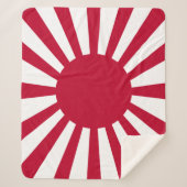Japans Flagge des Kaiserkrieges Sherpadecke (Vorderseite)