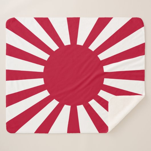 Japans Flagge des Kaiserkrieges Sherpadecke (Vorderseite (Horizontal))