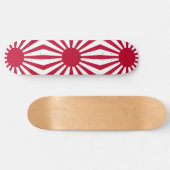 Japans Flagge des Kaiserkrieges Skateboard (Horizontal)
