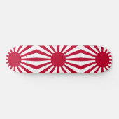 Japans Flagge des Kaiserkrieges Skateboard (Horizontal)