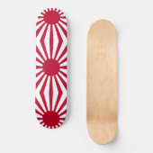 Japans Flagge des Kaiserkrieges Skateboard (Vorderseite)