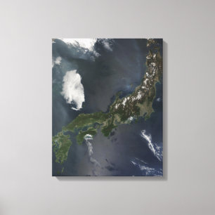 Japans Hauptinsel, Honshu Leinwanddruck