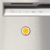 Japans imperialer Siegel Emblem Circle Form Magnet (In Situ (Geschirrspüler))
