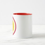 Japans imperialer Siegel Emblem Circle Form Tasse (Zentrum)