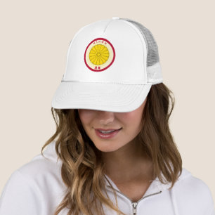 Japans imperialer Siegel Emblem Circle Form Truckerkappe