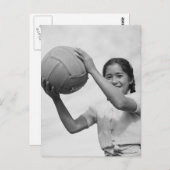 Japans Internierungslager Volleyball Zweiter Weltk Postkarte (Vorne/Hinten)