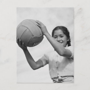 Japans Internierungslager Volleyball Zweiter Weltk Postkarte
