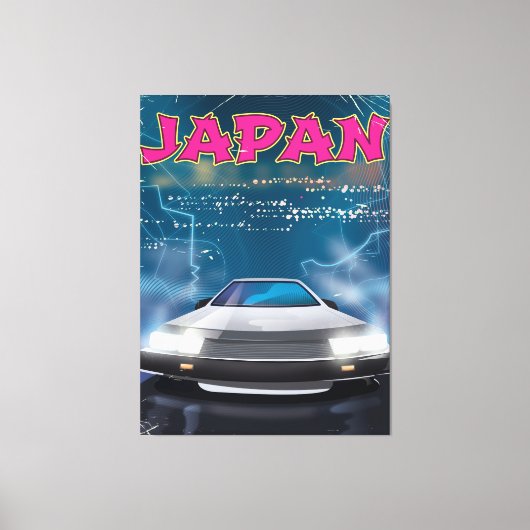 Japans Reiseplakat Leinwanddruck (Vorderseite)