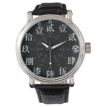 Japans schwieriger alter Kanji-Stil [schwarzes Ges