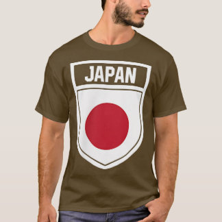 Japans Staatsangehöriger im Wappen T-Shirt