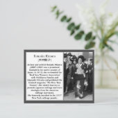 Japans Wahlrecht Komaku Kimura Frauenrechte Postkarte (Stehend Vorderseite)