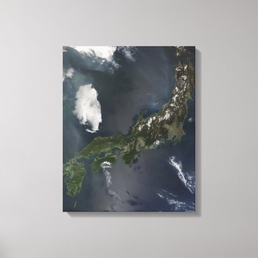 Japans wichtigste Insel, Honshu Leinwanddruck (Vorderseite)