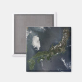 Japans wichtigste Insel, Honshu Magnet (Vorderseite/Rückseite)