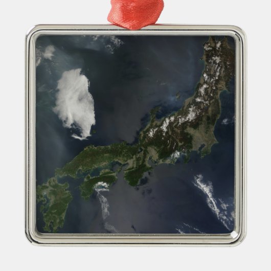 Japans wichtigste Insel, Honshu Ornament Aus Metall (Vorne)