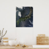 Japans wichtigste Insel, Honshu Poster (Küche)