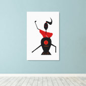 Japanse drumster leinwanddruck (Insitu (Holzboden))