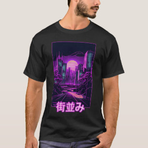 JapanTokio City Vaporwave Ästhetik Retro Synt f T-Shirt