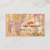 JapanWisteria u. Visitenkarte (Rückseite)