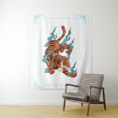 Japenese Tiger Wandteppich (Beispiel)