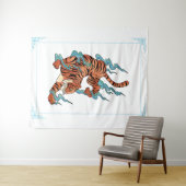 Japenese Tiger Wandteppich (Beispiel (Horizontal))