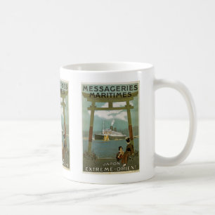 "Japon Extreme-Orient" Messegeries Maritimes Kaffeetasse