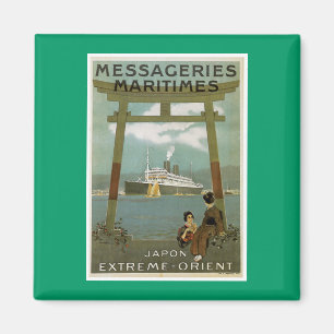 "Japon Extreme-Orient"-Messegeries Maritimes Magnet
