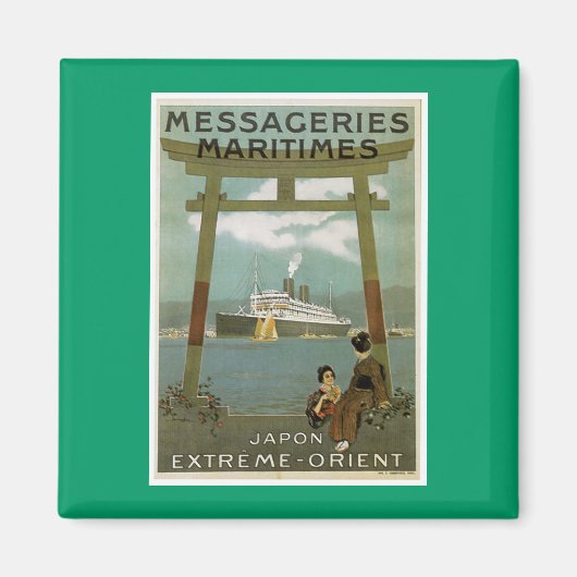 "Japon Extreme-Orient"-Messegeries Maritimes Magnet (Vorne)