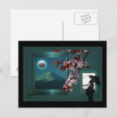 Japonaise Postkarte (Vorne/Hinten)