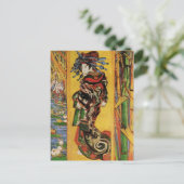 Japonaiserie, Oiran (Courtesan) Postkarte (Stehend Vorderseite)