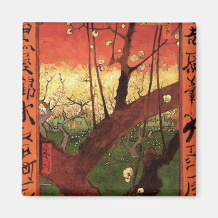 Japonaiserie Pflaumen-Baum Hiroshige - Vincent van Magnet