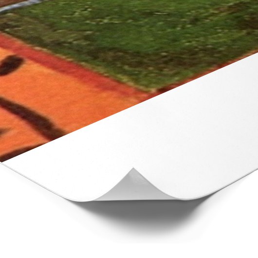 Japonaiserie Plum Tree Hiroshige - Vincent van Gog Poster (Ecke)