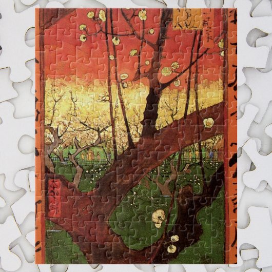 Japonism: Flowering Plum Tree by Vincent van Gogh Puzzle