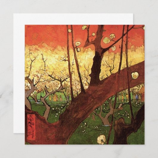 Japonismus: Blühender Pflaumenbaum von Vincent van (Vorne/Hinten)