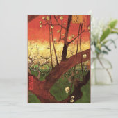 Japonismus: Blühender Pflaumenbaum von Vincent van (Stehend Vorderseite)