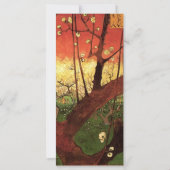 Japonismus: Blühender Pflaumenbaum von Vincent van (Rückseite)